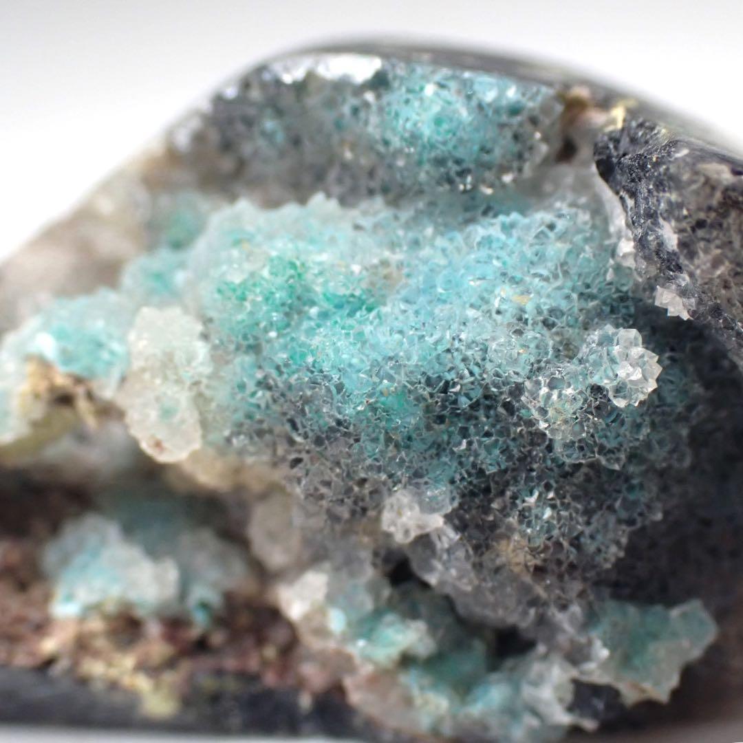 【ペルー/リリー産】クリソコラクォーツ(ドゥルージー)