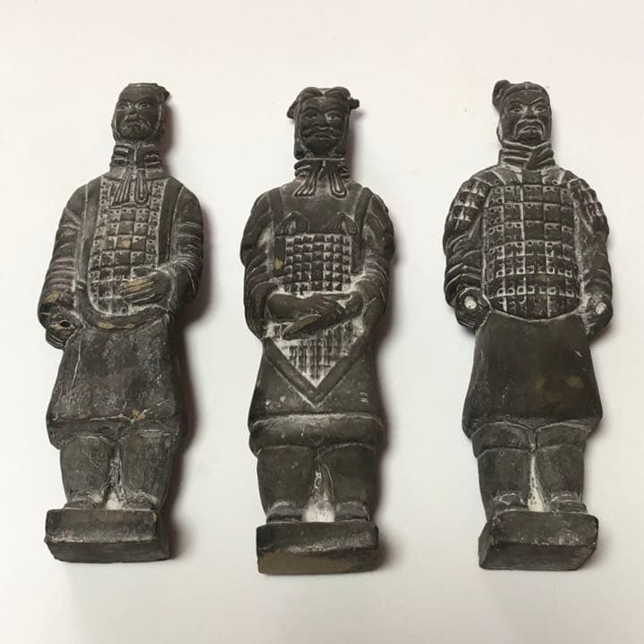 中国 兵馬俑 レプリカ3体セット