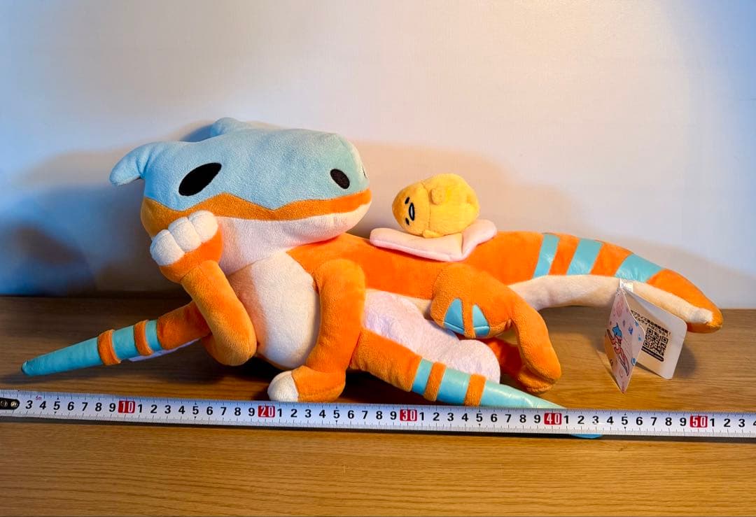 希少！タグ付き ティガレックス×ぐでたま ぬいぐるみ モンスターハンター コラボ