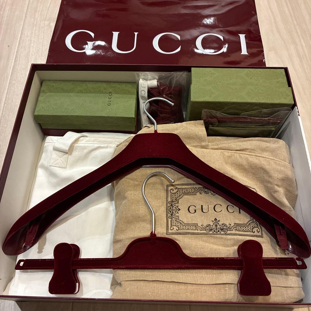 GUCCI グッチ 空箱 ショッパー ショップ袋 リボン ハンガー ギフト