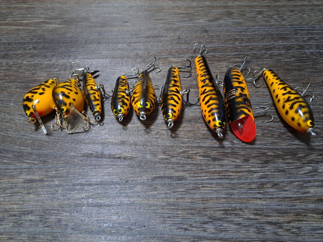 実釣未使用　美品　バルサ50　イエローコーチドッグ　9個セット