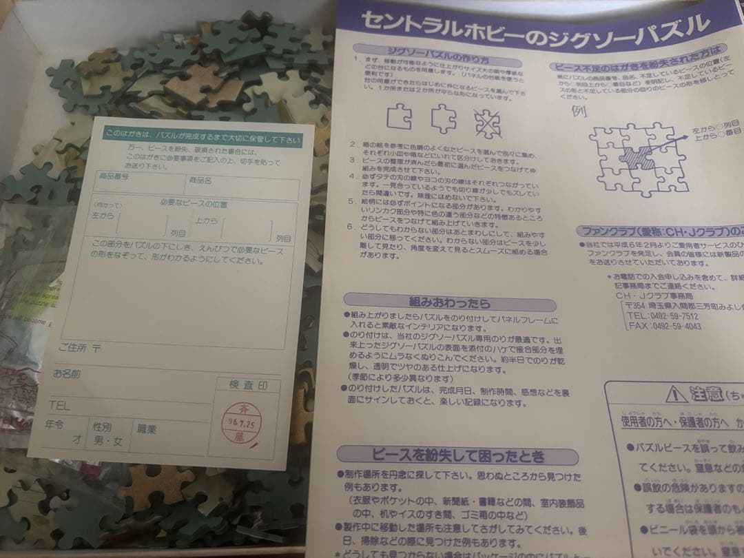 天野喜孝 ジグソーパズル 「夢の中へ」　1000ピース