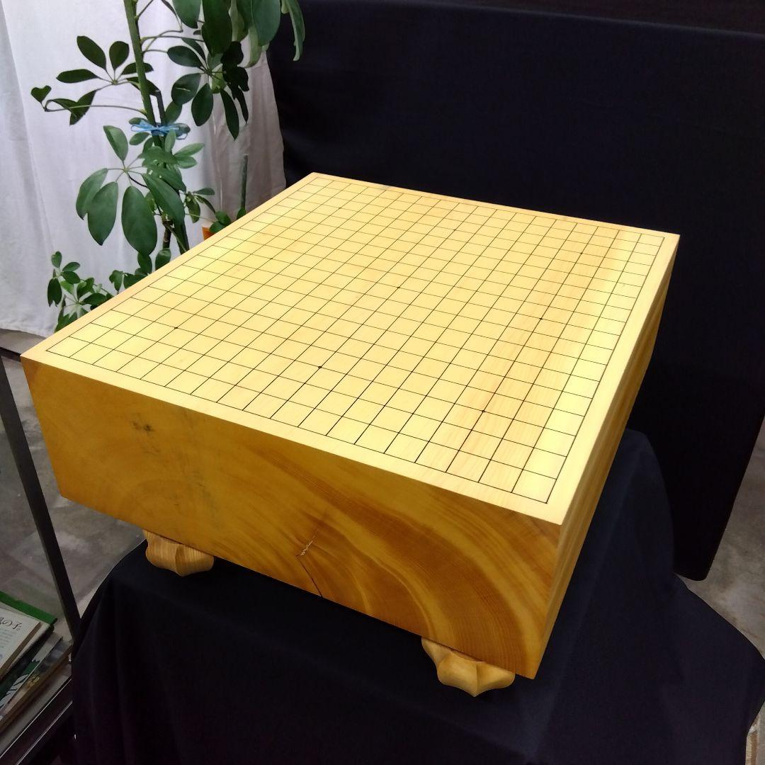 【国産　本榧　5寸碁盤　木表③】