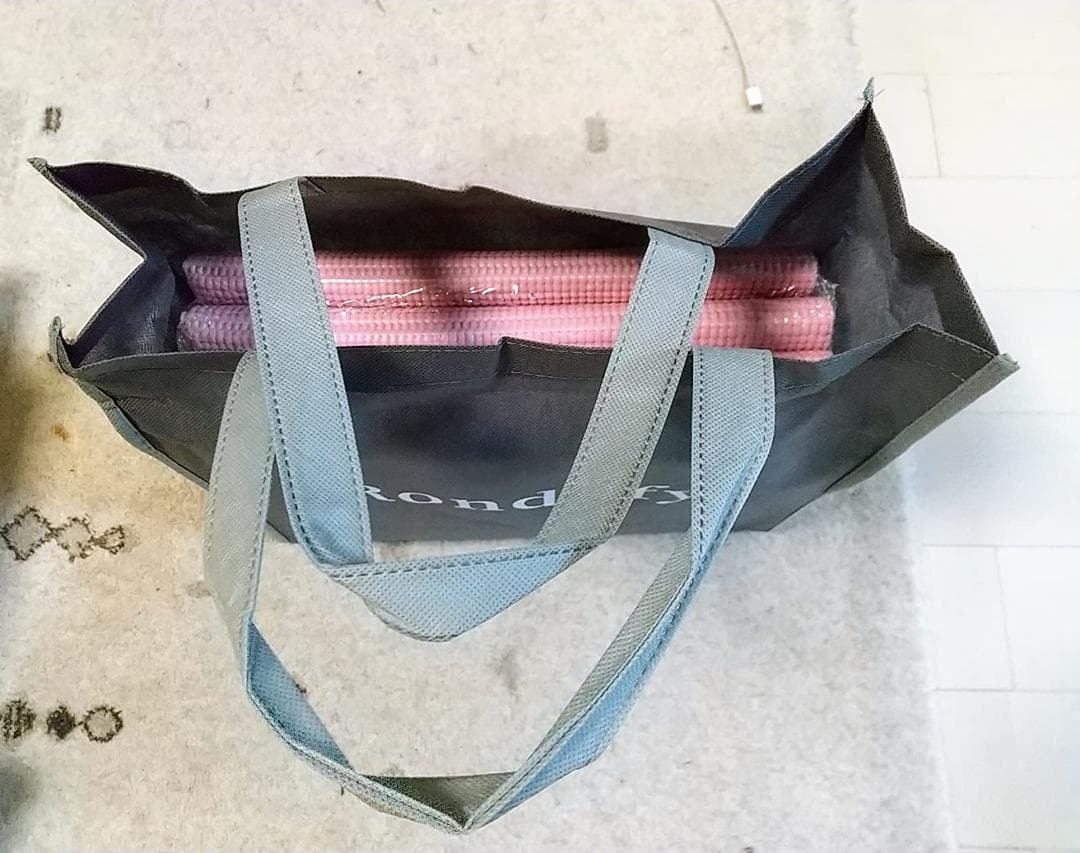 ヨガマット 6mm 持ち運びに便利 折りたたみ トレーニング折り畳み