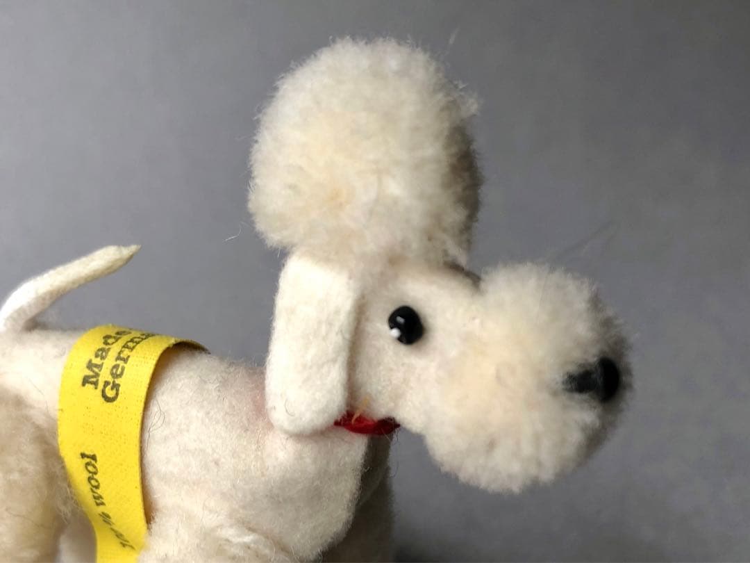Steiff ポンポンプードル　ホワイト