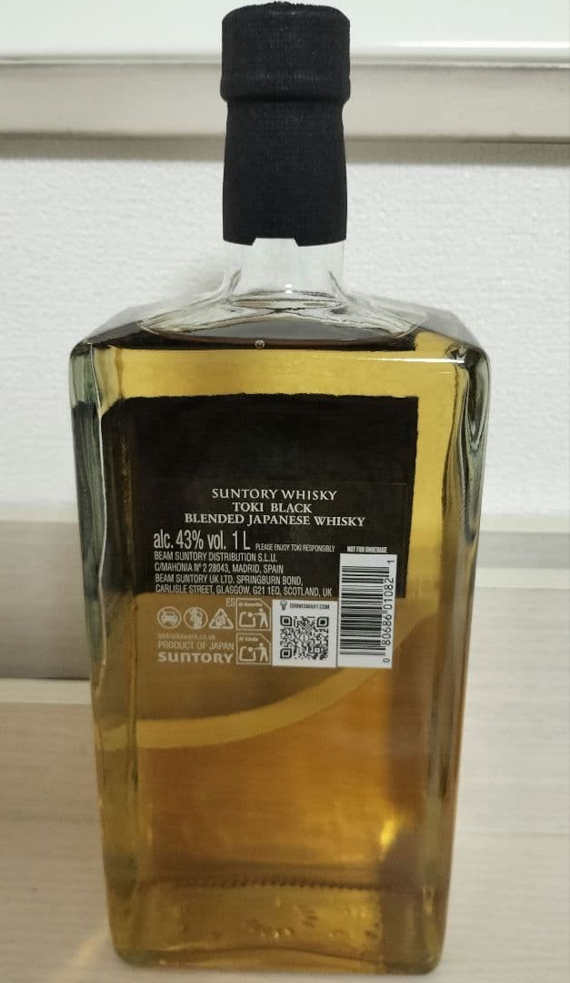 サントリー ウイスキー 季 ブラック 1L TOKI BLACK 免税店限定