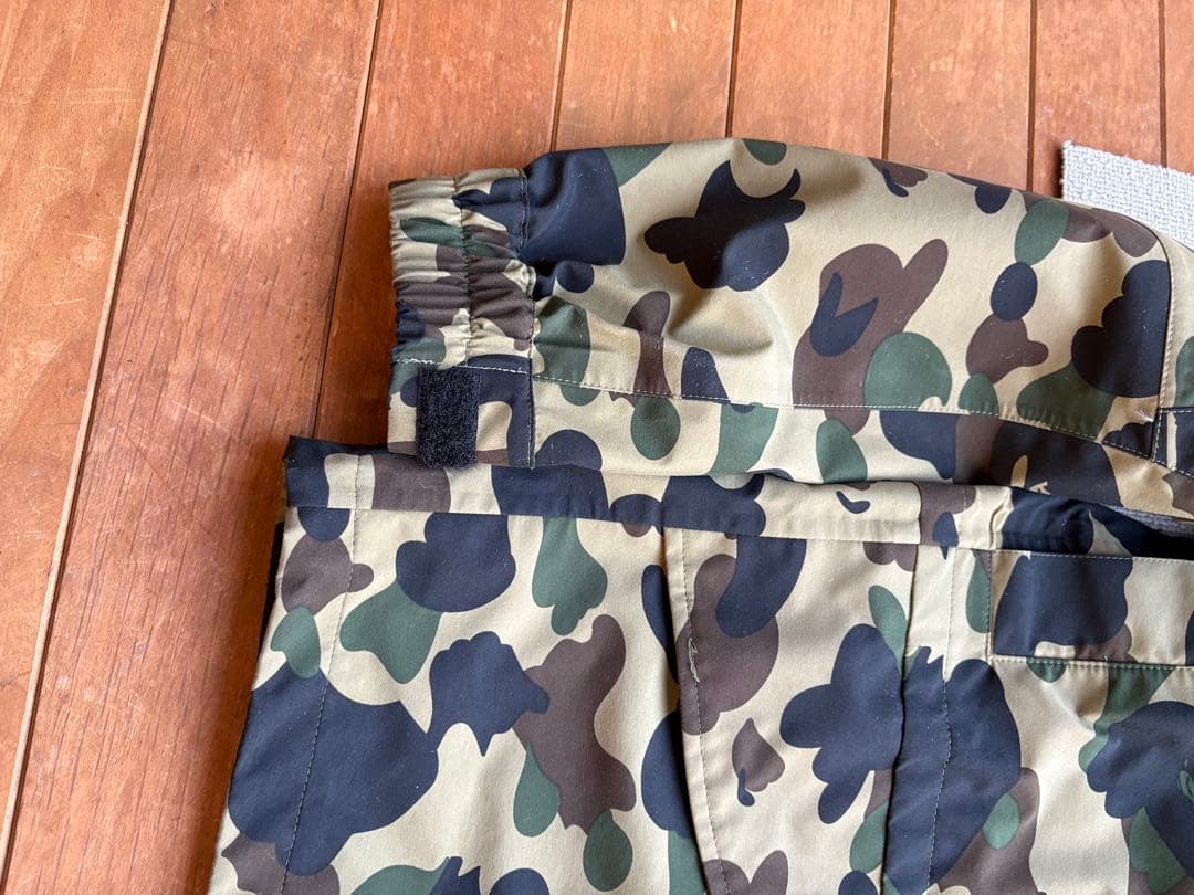 A BATHING APE カモフラージュジャケット S スキー　スノボ1st