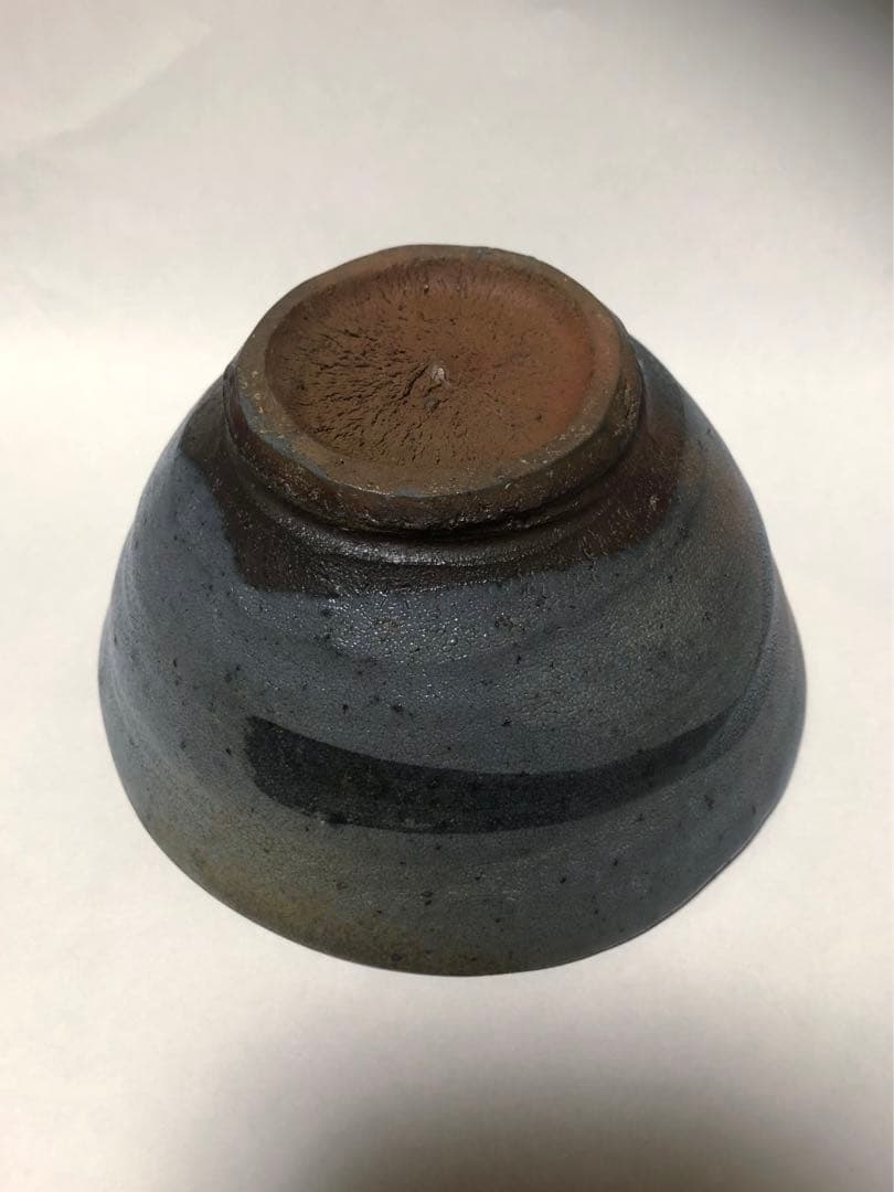 村山健太郎　絵唐津茶碗　共箱、共布、栞付き　(唐津焼)