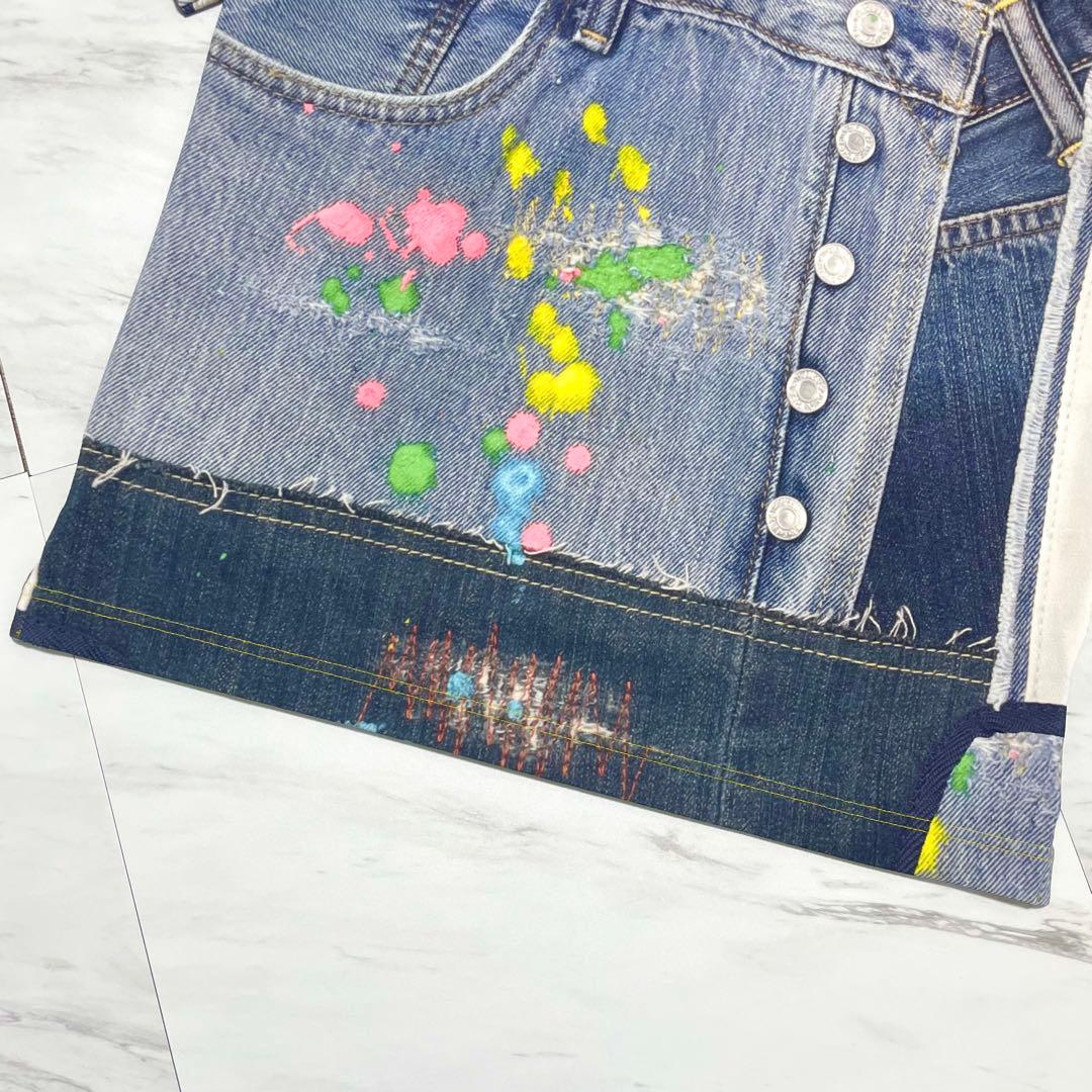 極美品 23SS⭐️マーク&ロナ ポロシャツ 木村拓哉着用モデル 総柄 ドクロ L