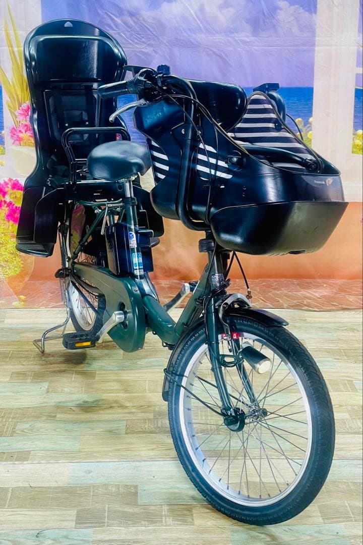 人気モデル！ギュット⭐️16AH！パナソニック子供乗せ電動アシスト自転Y3259