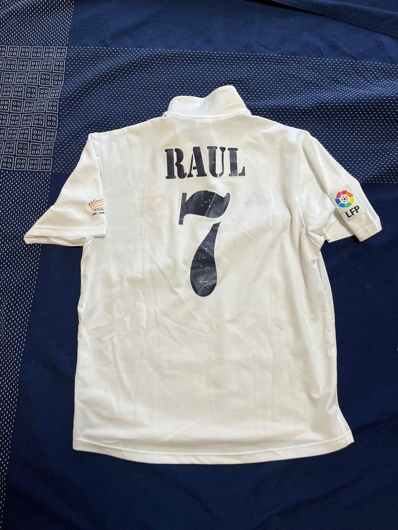 adidas Real Madrid RAUL 7 ホワイトシャツ