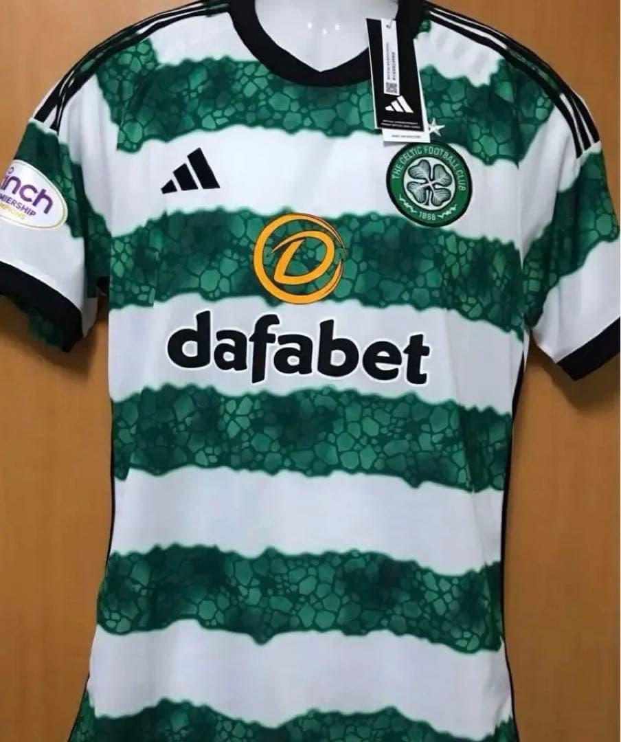 【未使用・タグ付き‼️】簱手怜央セルティックユニフォーム スコティッシュパッチ