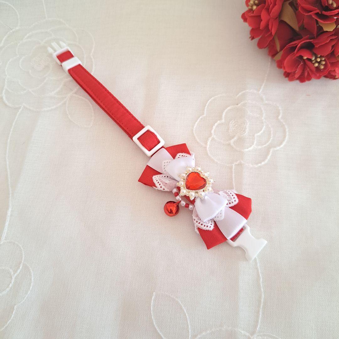 シングルリボン、バレンタインBOX(赤)わんちゃん猫ちゃん用