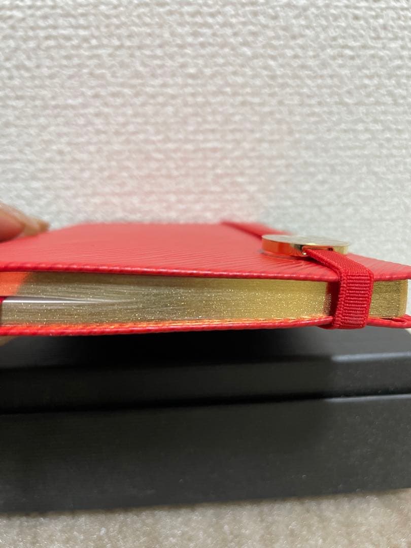 ルイヴィトン カイエ ギュスターヴ レッド ノート メモ