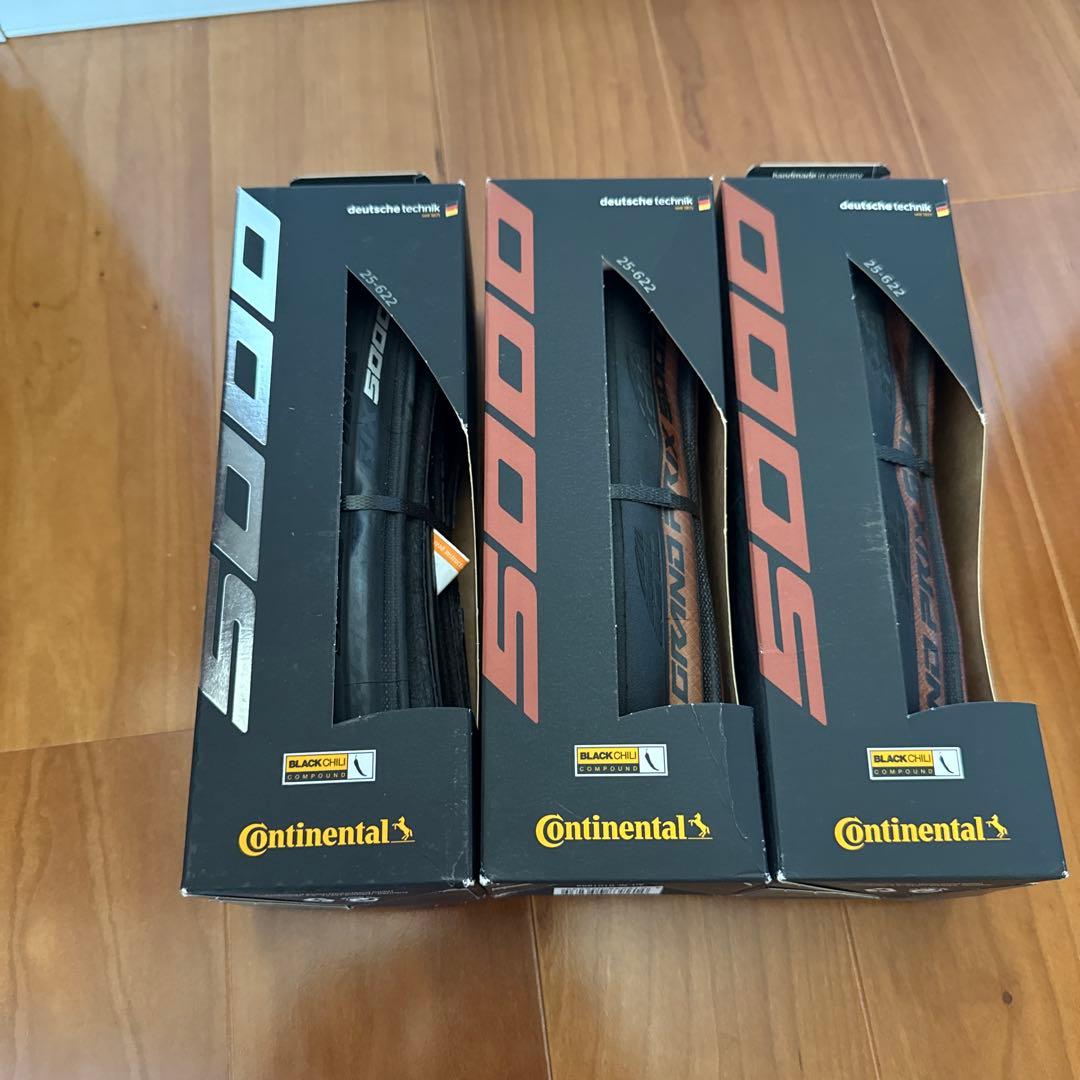 Continental Grand Prix 5000 クリンチャータイヤ 2本