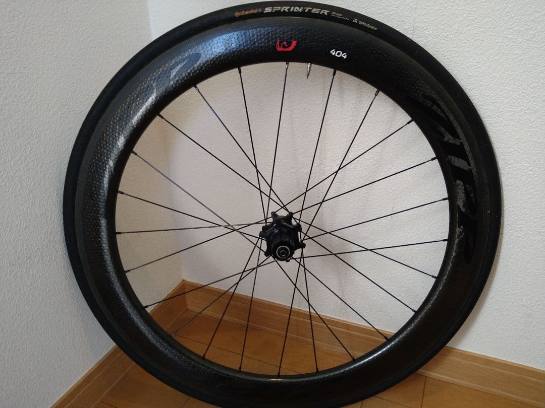 ZIPP 404 firecrest チューブラーホイール　リムブレーキ