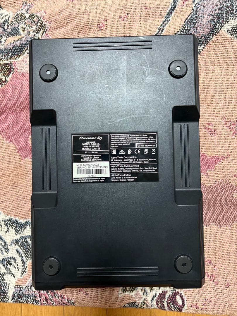 Pioneer DJ DJM-S5 DJミキサー　付属品揃ってます