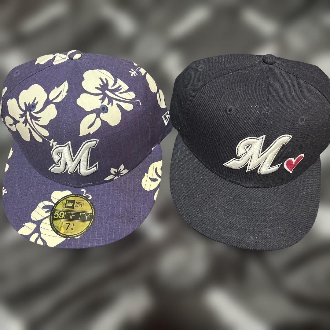 希少　千葉ロッテマリーンズ　ニューエラ　セット