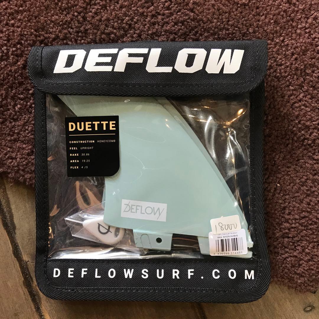 DEFLOW DUETTE デフローサーフボードフィン 9.0定価¥19,800
