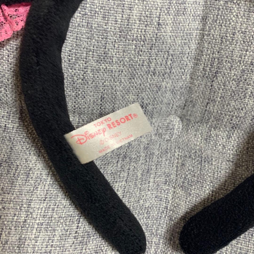 ディズニー イヤリングカチューシャ ピンクドッド ミニー JK ディズニーシー