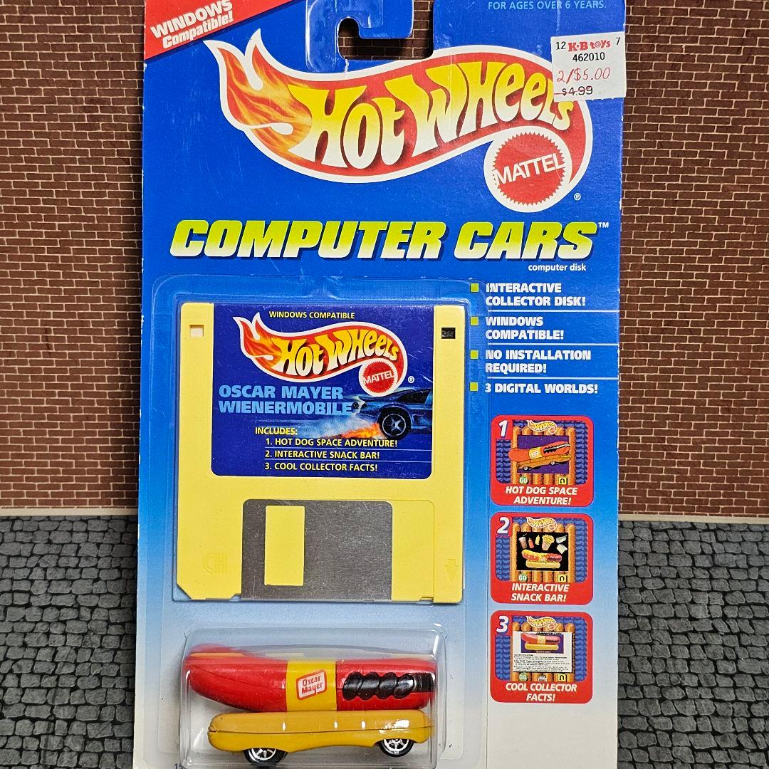 レトロ！フロッピー付き♪ホットウィール　ウィンナーモービル　オスカーマイヤー