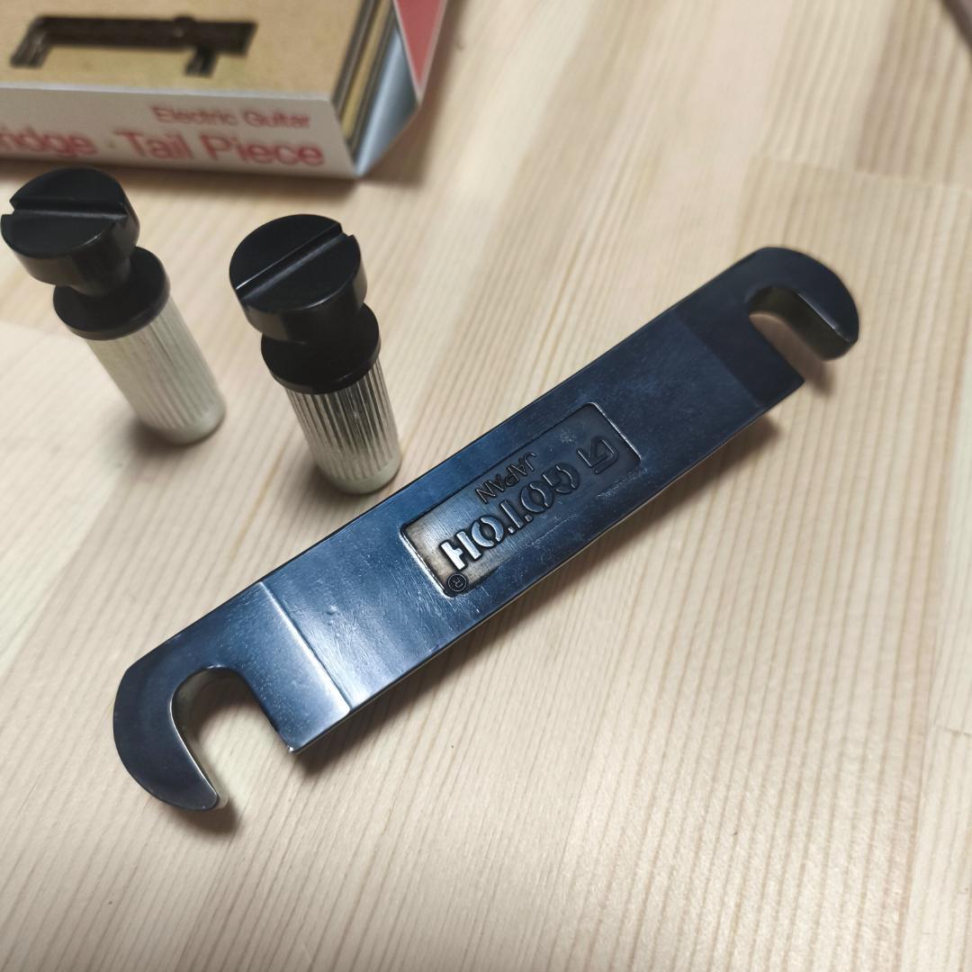 美品 GOTOH ロックペグ チタン サドル ブリッジ テールピース セット