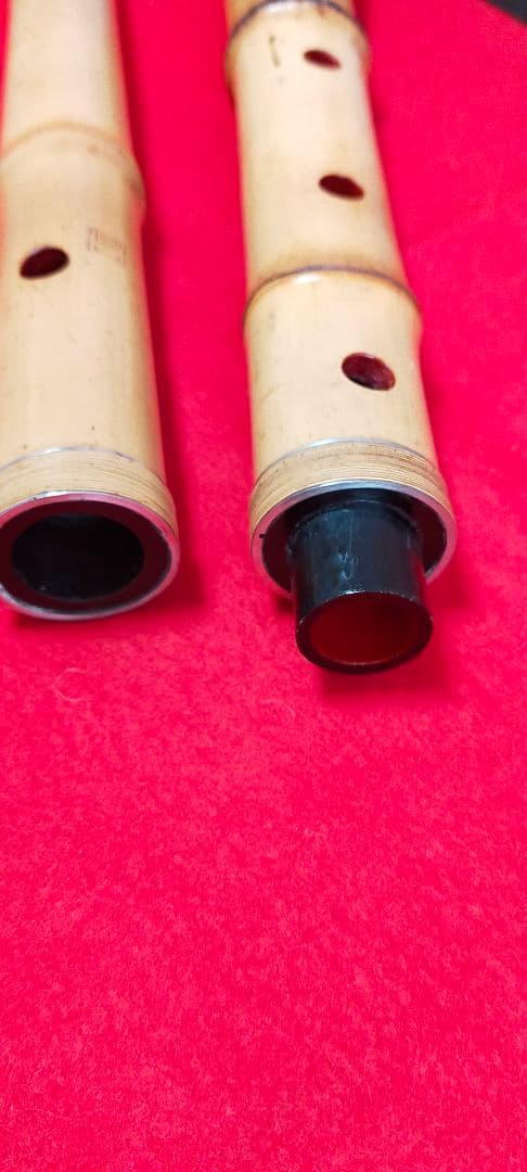 尺八　銘あり　二尺一寸　昌山作