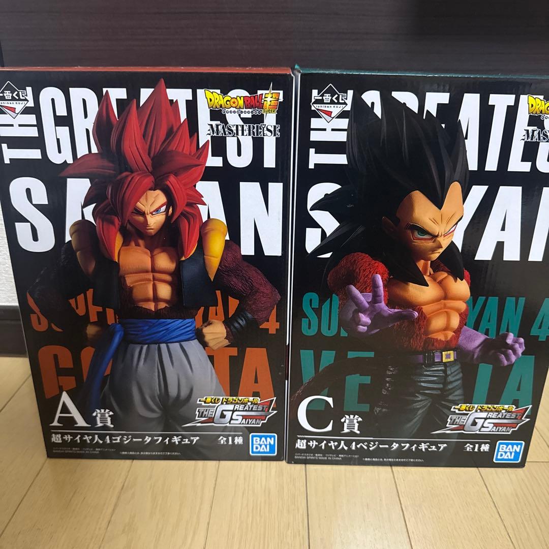 一番くじグレイテストサイヤン　A賞ゴジータ、C賞ベジータ　国内正規品　未開封