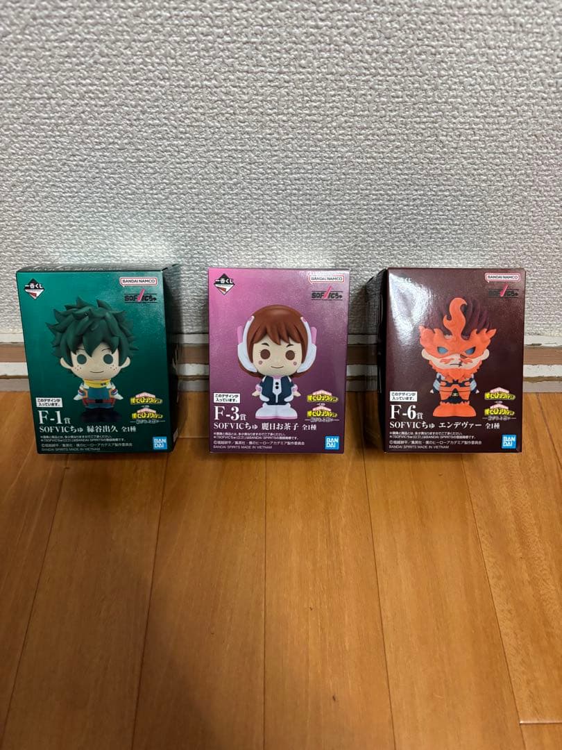 一番くじ 僕のヒーローアカデミア 紡がれる想い Ｃ賞 Ｄ賞 SOFVICちゅ3種