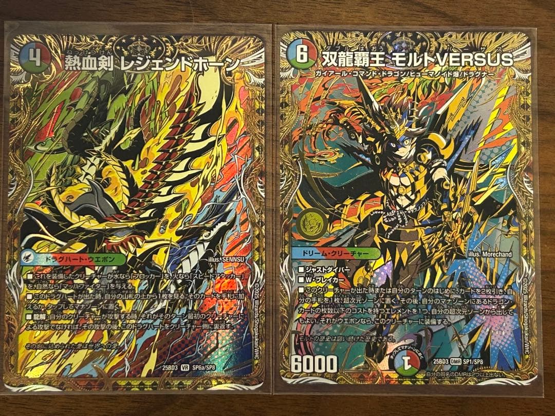 双龍調王モルトVERSUS & 熱血剣レジェンドホーンシークレット 2枚セット