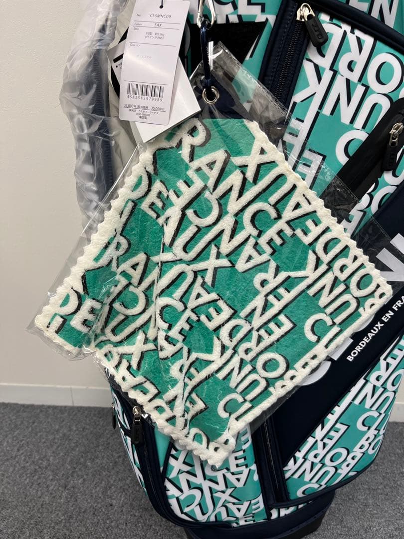 【新品】クランク 総柄スタンド キャディバッグ 9.0型 CL5MNC09