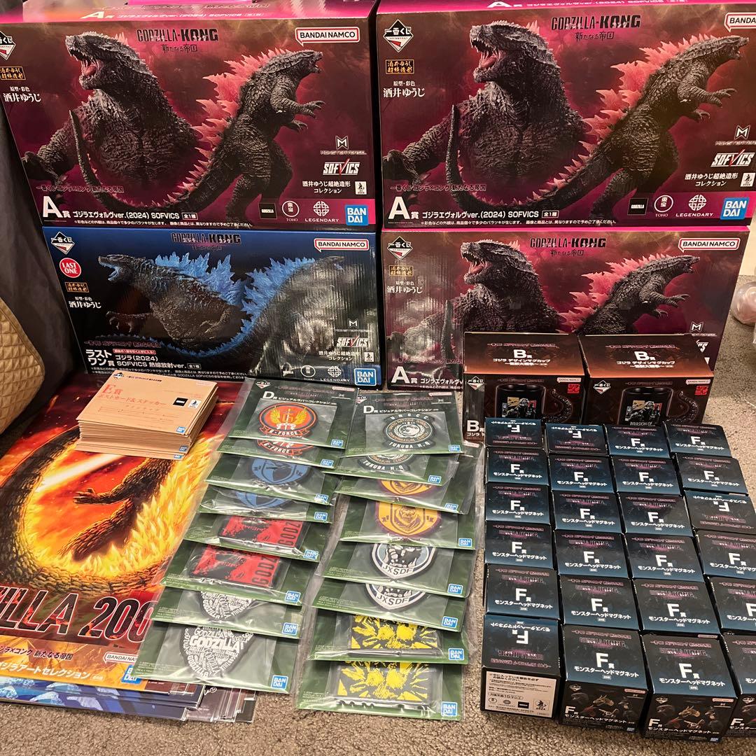 一番くじ ゴジラ×コング 新たなる帝国　1ロット販促品未開封くじ券なし