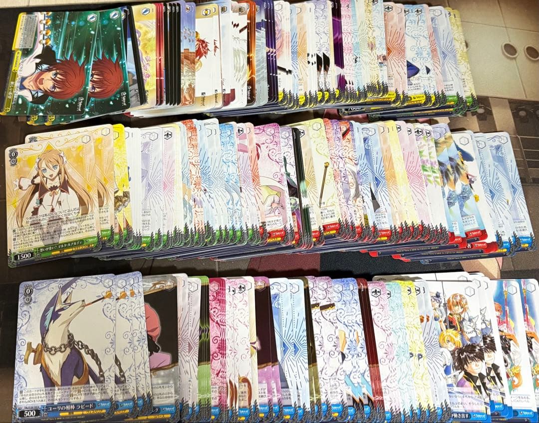 ヴァイスシュヴァルツ　テイルズオブシリーズ　RR以下４コン　TD込み