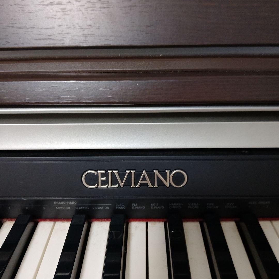 Celerano 電子ピアノ ダークブラウン