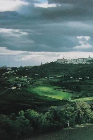 原雅幸、【モンテプルチアーノ】、希少な額装用画集より、新品額装付