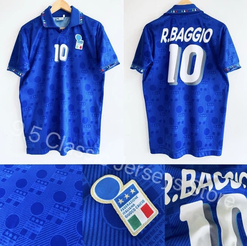 イタリア代表 1994 ホーム ユニフォーム #10 バッジョ 選手仕様