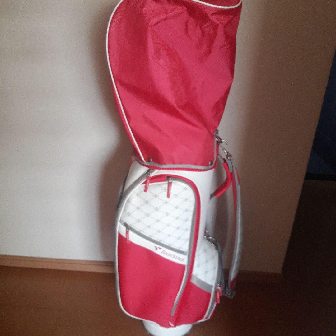 TourStage 軽量キャディバッグ ピンク ホワイト 美品