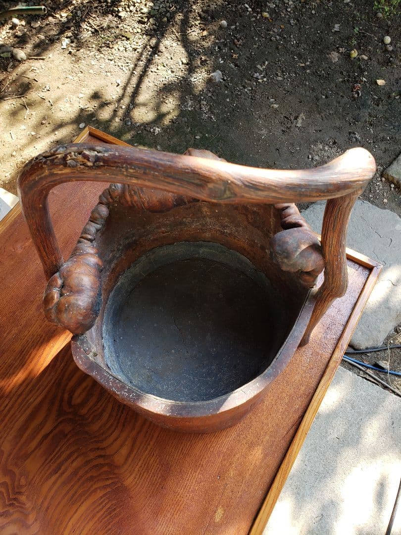 火鉢 ケヤキ 移動用