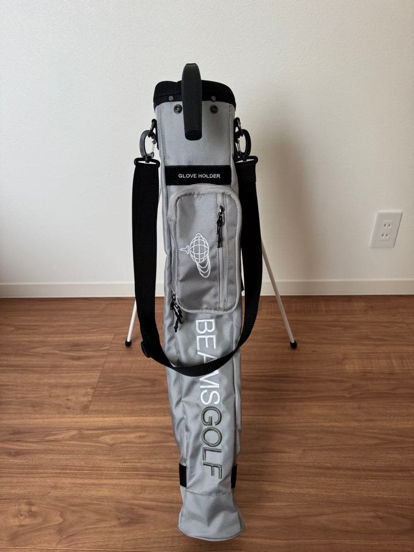 BEAMSGOLF スタンド式ゴルフバッグ グレー
