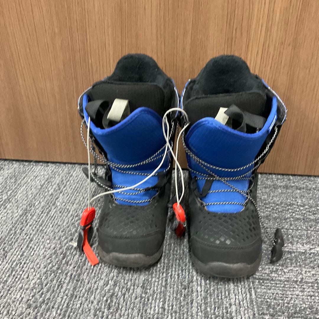 Burton スノーボードブーツ 子ども用 青/黒 サイズ22.0