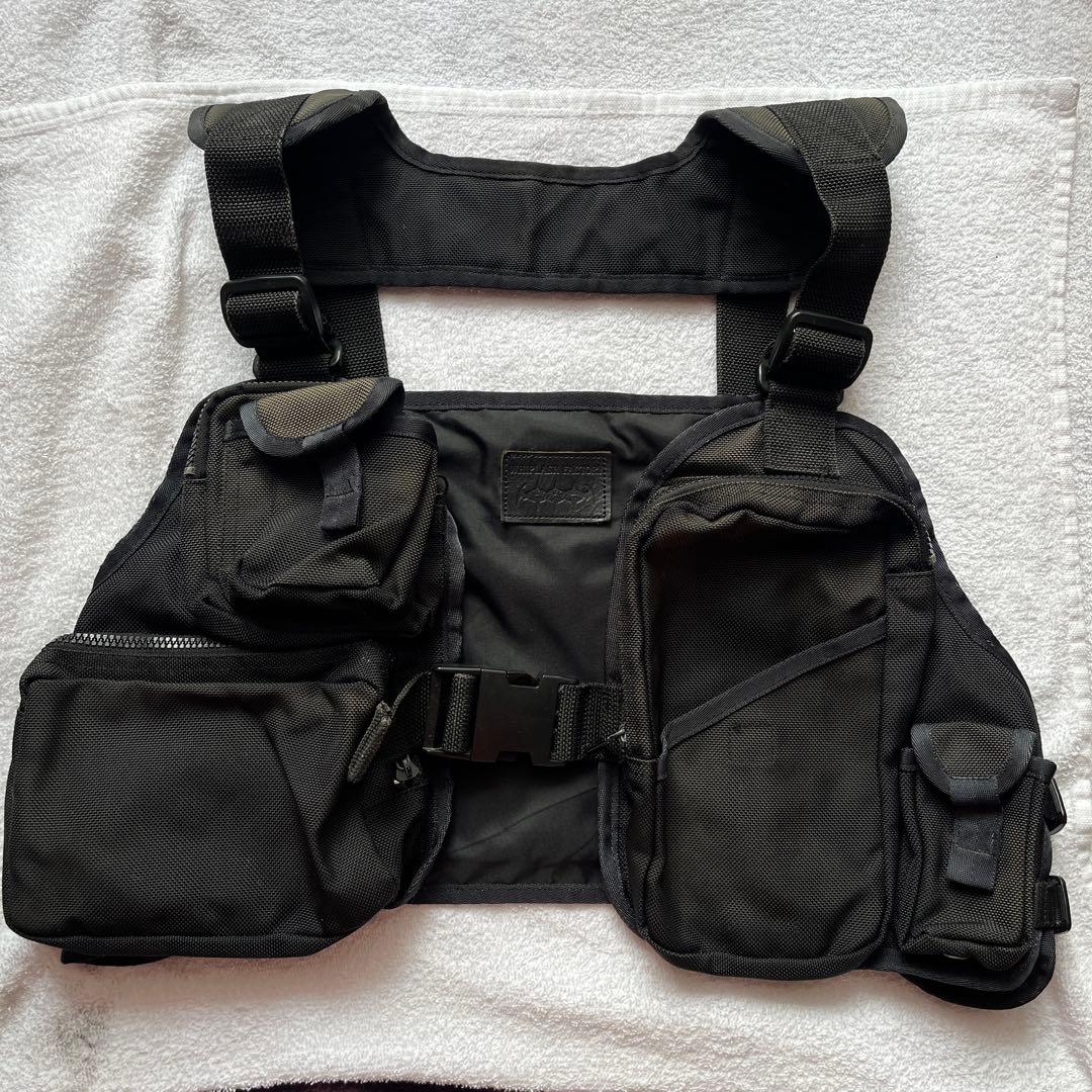WHIPLASH FACTORY カーキ タクティカルベスト 雷魚　使用感あり
