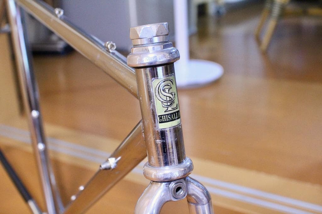 80年代 GHISALLO ギザロ 深谷産業メ ッキ ロードフレーム