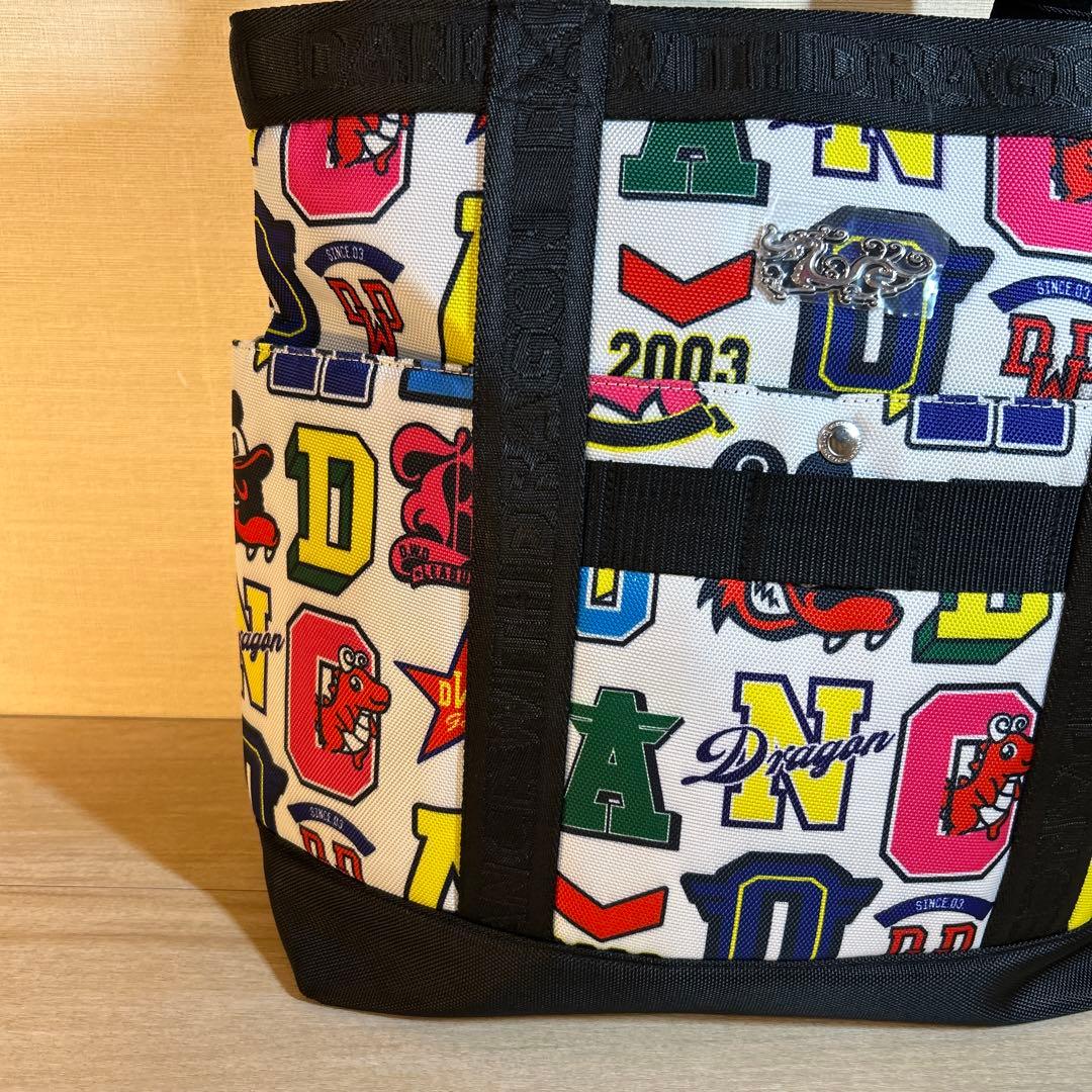 ダンスウィズドラゴン　バリスティックプリント　トートバッグ　ゴルフバッグ