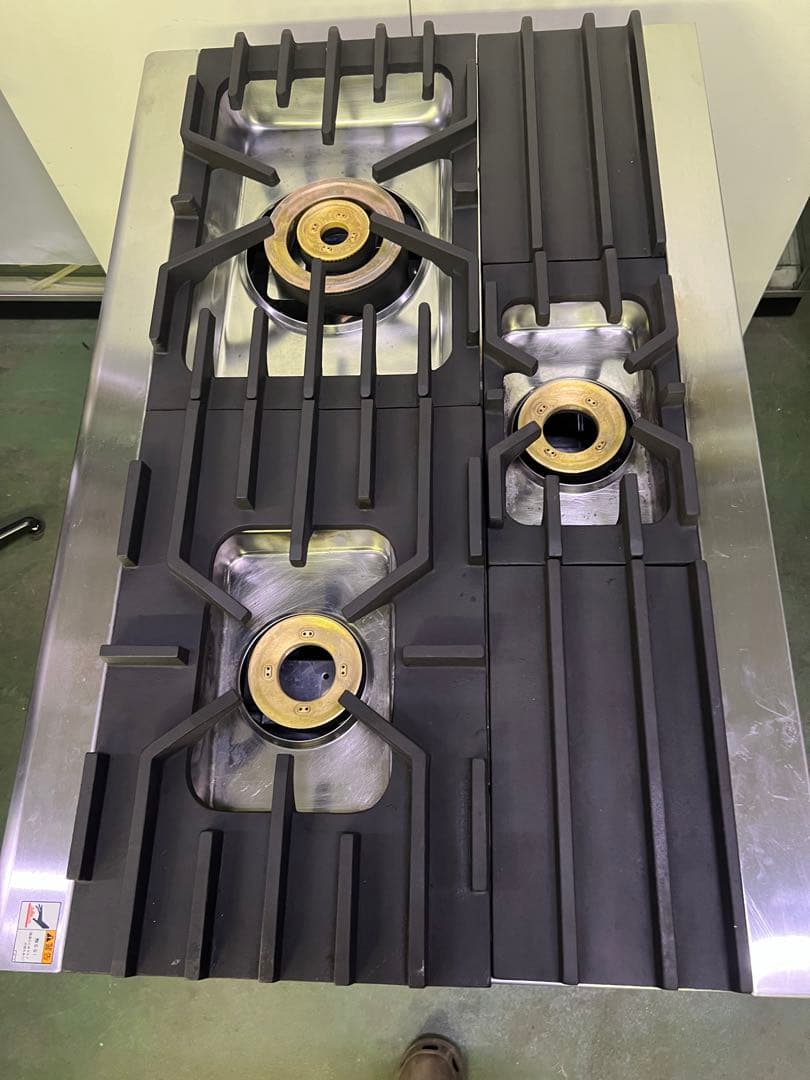 マルゼン3口ガステーブル 都市ガス 2017年