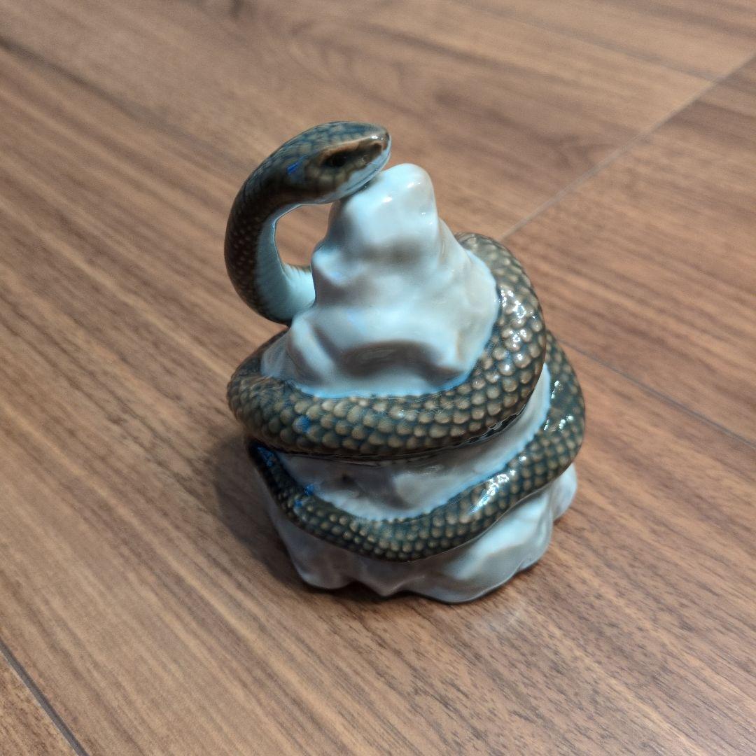 ロイヤルコペンハーゲン フィギュリン ヘビ 巳 蛇 干支