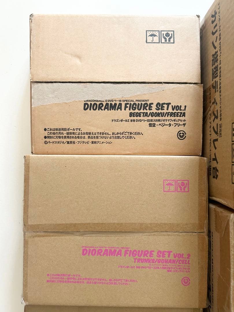 ドラゴンボールシリーズ DVD購入特典フィギュア 8 箱セット レア