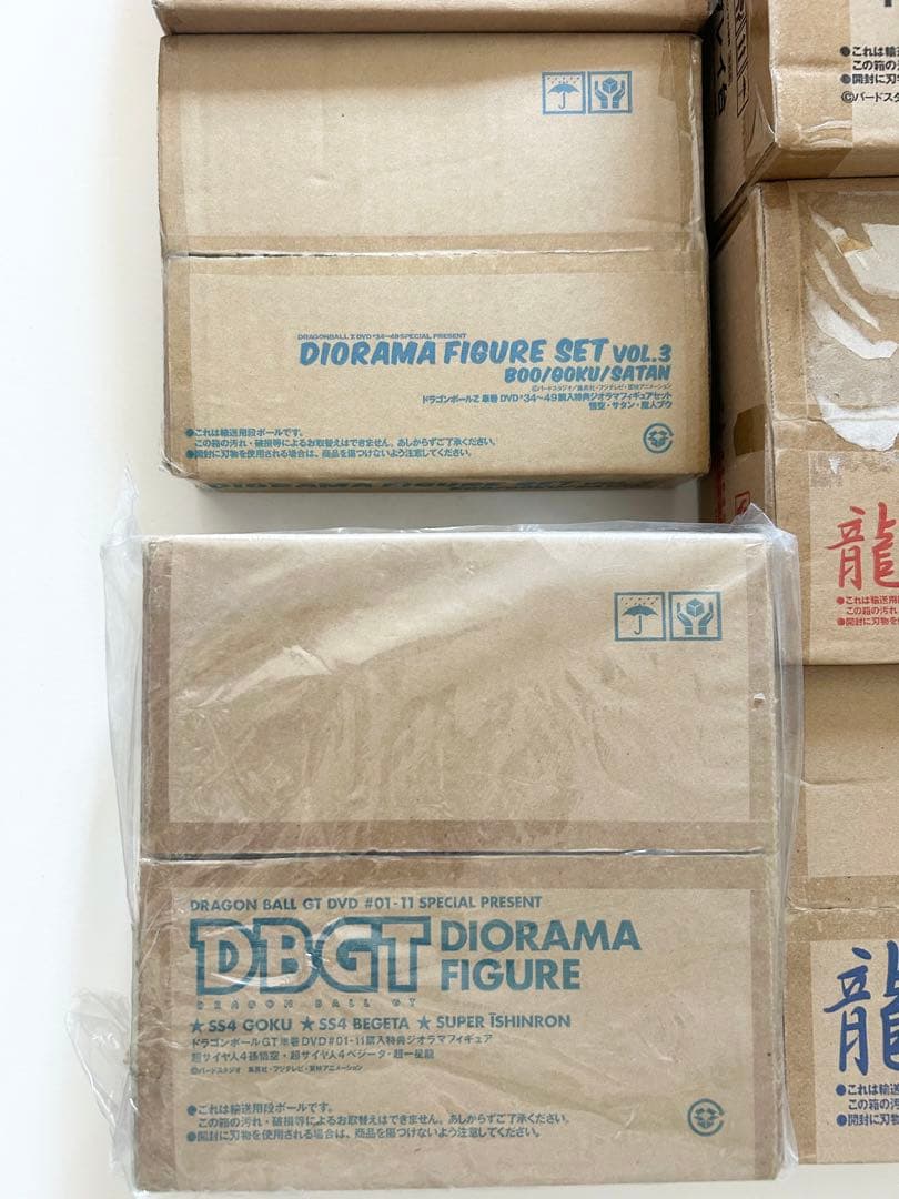 ドラゴンボールシリーズ DVD購入特典フィギュア 8 箱セット レア
