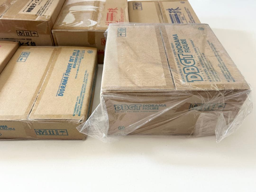 ドラゴンボールシリーズ DVD購入特典フィギュア 8 箱セット レア