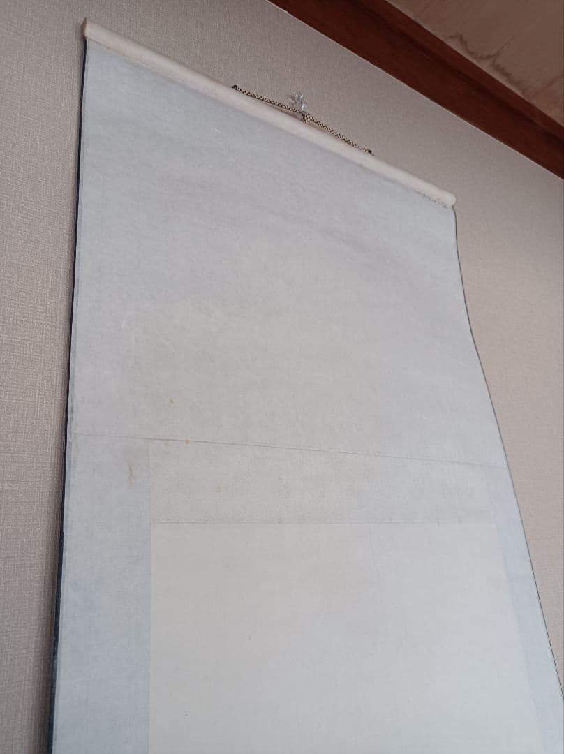 杏逸 軸 おもてなし 絵 金運 福 コウモリ 波 日本 中国 美術 インテリア