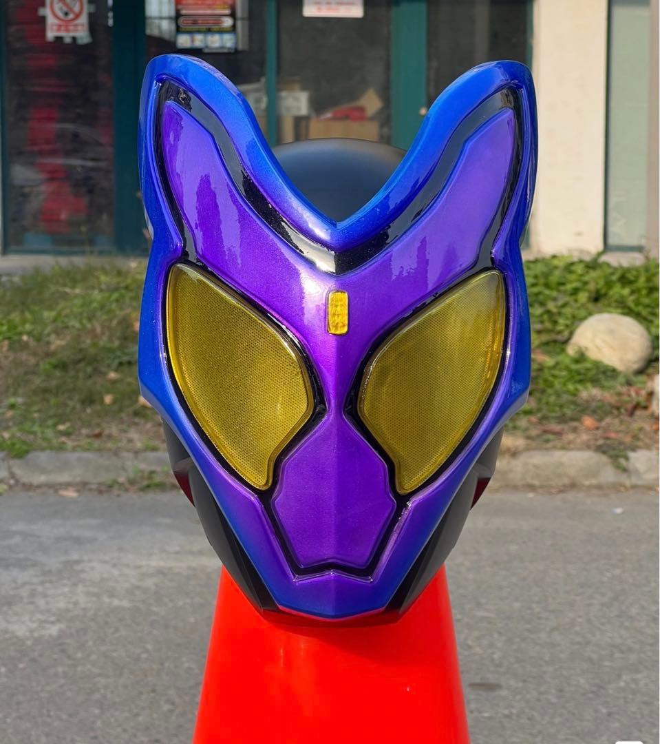 【美品】【未使用】マスクのみ　アトラク　コスプレ　仮面ライダー 1/1プロップ